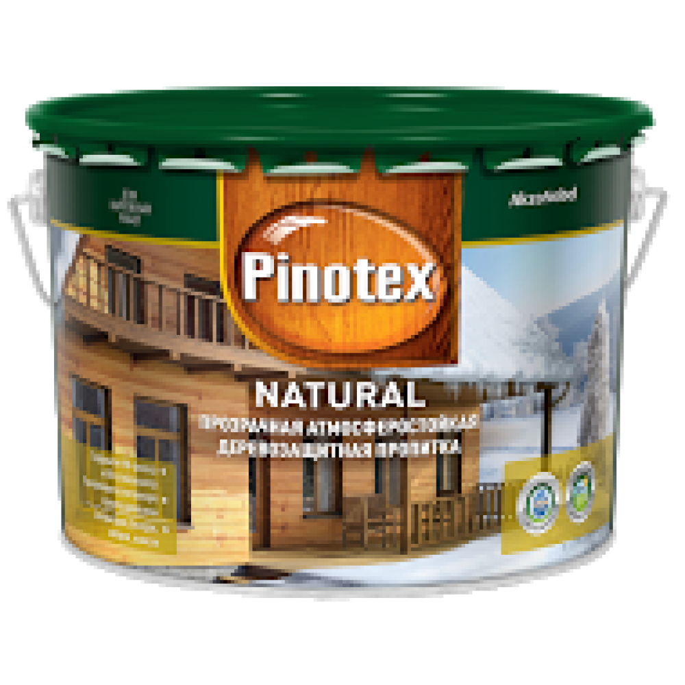 Pinotex Natural / Пинотекс Натурал Прозрачная пропитка для защиты древесины